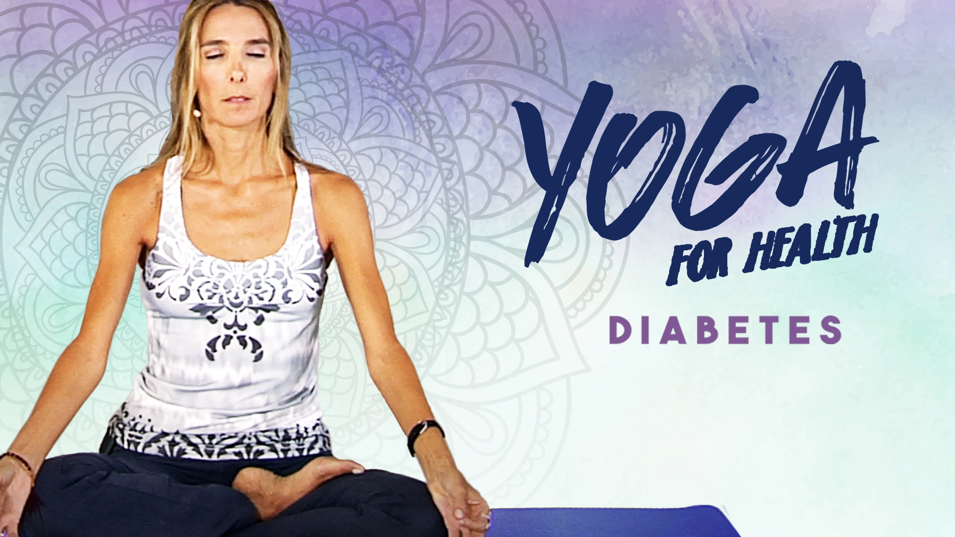 Yoga for Health: Diabetes poster